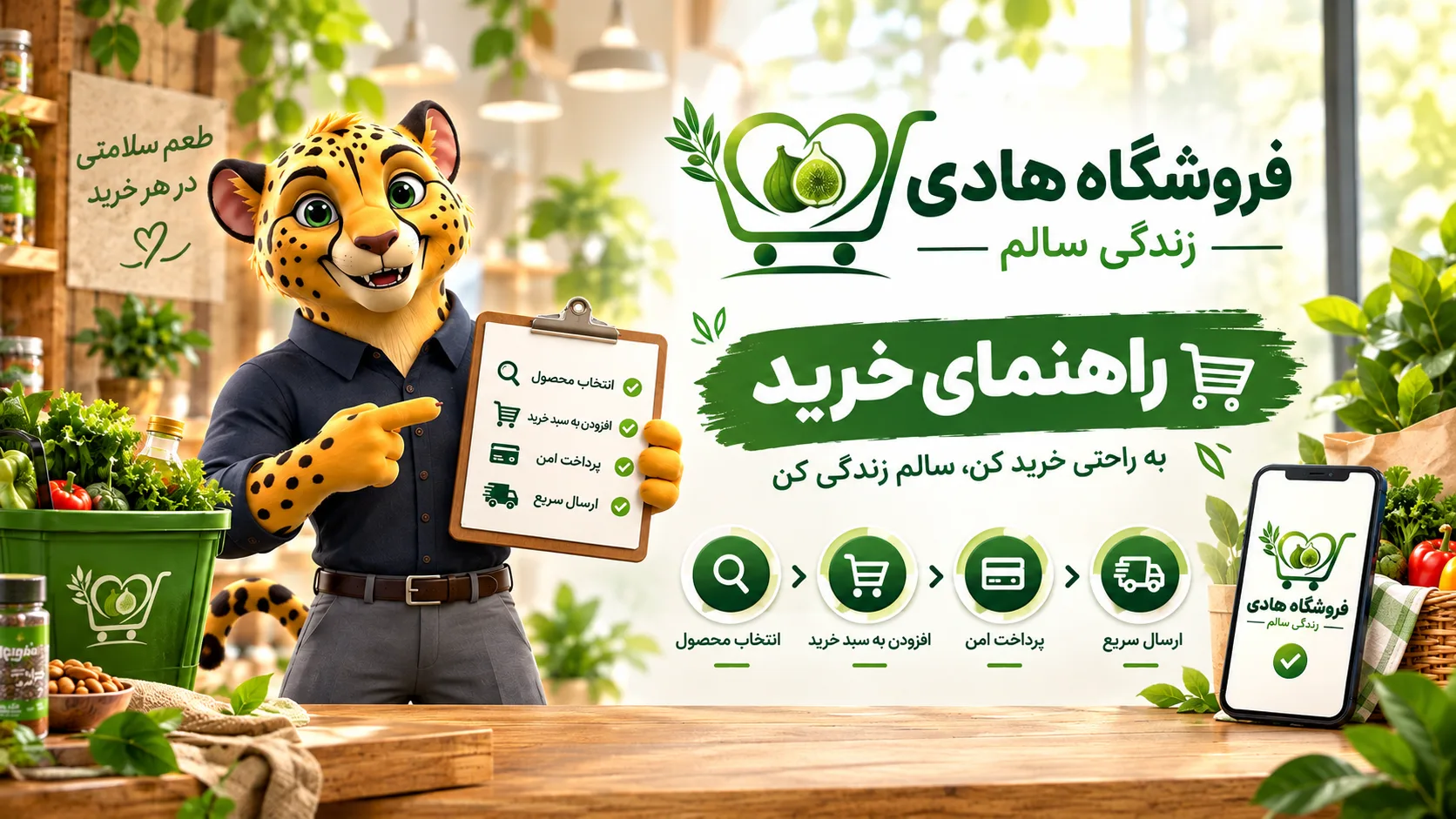 بنر فروشگاه هادی